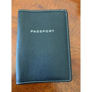 Coach Black Soft Leather Passport Cover